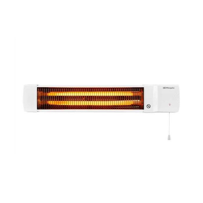 Orbegozo BB 5002 Estufa de Cuarzo para Baño - Calor Instantaneo y Eficiente - Diseño Atractivo y Facil Instalacion - Potencia Ajustable - Pantalla Orientable