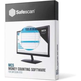 Safescan MCS Software para Conteo de Dinero - Compatible con Safescan 2465-S, 2665-S, 2685-S, 2865-S, 2985-SX, 2995-SX, 1450, 6165 y 6185 - Pack Retail