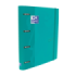 Oxford Touch A4+ Europeanbinder - Tapa Extradura Resistente - Lomo de 45mm - Anillas 4Dx35mm - Incluye Recambio 5x5 - Color Aqua