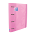 Oxford Touch A4+ Europeanbinder - Tapa Extradura Resistente - Lomo de 45mm - Anillas 4Dx35mm - Recambio 5x5 Incluido - Color Fucsia Pastel