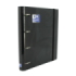 Oxford Europeanbinder Classic A4+ Carpeta de Anillas con Recambio Cuadricula 5x5 - Tapa Extradura - Cierre con Goma Elastica - Color Negro