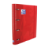 Oxford Europeanbinder Classic A4+ Carpeta de Anillas con Recambio Cuadricula 5x5 - Tapa Extradura - Cierre con Goma Elastica - Color Rojo