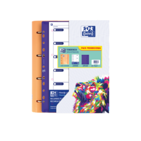 Oxford Europeanbinder Oxfcla A4 - Carpeta de Tamaño A4 - Incluye 10 Fundas Transparentes - con Etiqueta para Identificacion