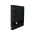 Oxford Europeanbinder Live-Go A5+ con Recambio Dots - Tapa Plastico Superresistente - Anillas 4x25mm - Cierre con Goma Elastica - Color Negro