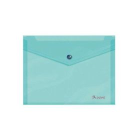 Dohe Carpeta de Polipropileno A5 Apaisado - 150 Micras - Apertura Superior y Cierre Broche Automatico - Resistente y Duradera