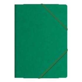 Dohe Carpetas de Gomas con Tres Solapas - Tamaño Folio - Cartulina de Primera Calidad - Plastificadas - Cierre de Gomas Planas
