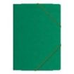 Dohe Carpetas de Gomas con Tres Solapas - Tamaño Folio - Cartulina de Primera Calidad - Plastificadas - Cierre de Gomas Planas