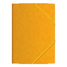 Dohe Carpetas de Gomas con Tres Solapas - Tamaño Folio - Cartulina de Primera Calidad - Plastificadas - Cierre de Gomas Planas