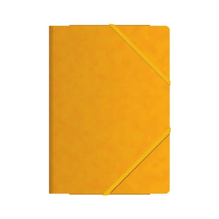 Dohe Carpetas de Gomas con Tres Solapas - Tamaño Folio - Cartulina de Primera Calidad - Plastificadas - Cierre de Gomas Planas