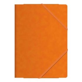 Dohe Carpetas de Gomas con Tres Solapas - Tamaño Folio - Cartulina de Primera Calidad - Plastificadas - Cierre de Gomas Planas