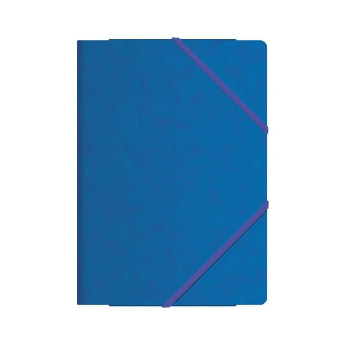 Dohe Carpetas de Gomas con Tres Solapas - Tamaño Folio - Fabricadas en Cartulina de Primera Calidad - Plastificadas - Cierre de Gomas Planas