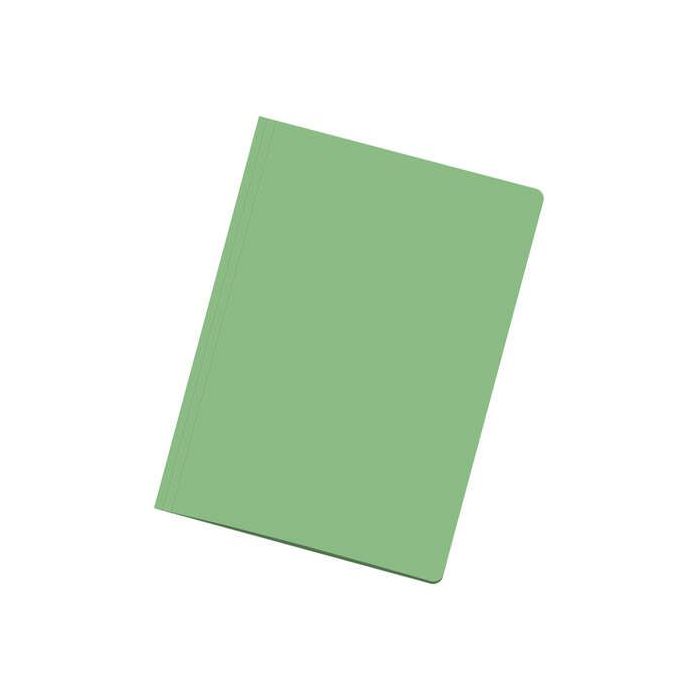 Dohe Pack de 50 Subcarpetas de Cartulina de 180gr - Con Ranura para Fastener - Resistente y Duradera - Ideal para Organizar Documentos - Color Verde Claro