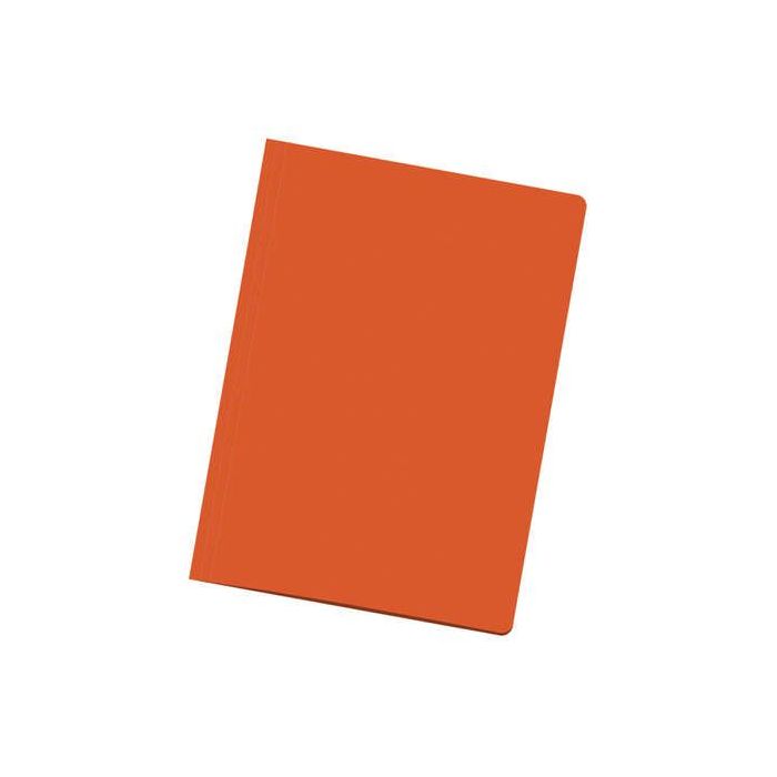 Dohe Pack de 50 Subcarpetas de Cartulina de 180gr - Con Ranura para Fastener - Resistente y Duradera - Ideal para Organizar Documentos - Color Naranja
