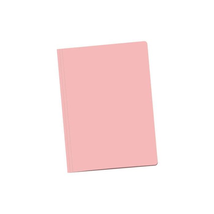 Dohe Pack de 50 Subcarpetas de Cartulina de 180gr - Con Ranura para Fastener - Resistente y Duradera - Ideal para Organizar Documentos - Color Rosa Claro