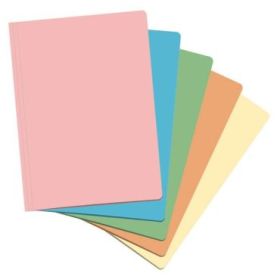 Dohe Subcarpetas Fabricadas en Cartulina de 180gr - con Ranura para Fastener - Resistente y Duradera - Ideal para Organizar Documentos