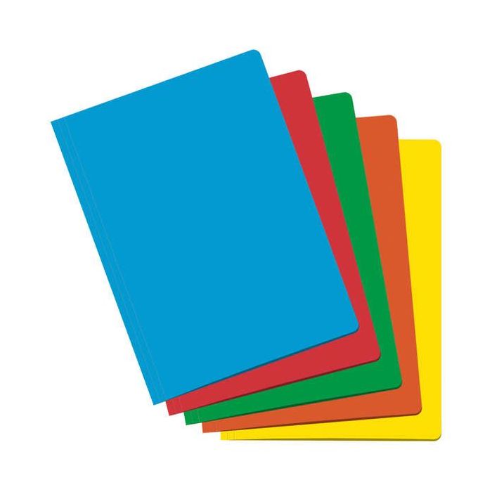Dohe Pack de 50 Subcarpetas Fabricadas en Cartulina de 180gr - con Ranura para Fastener - Resistente y Duradera - Ideal para Organizar Documentos