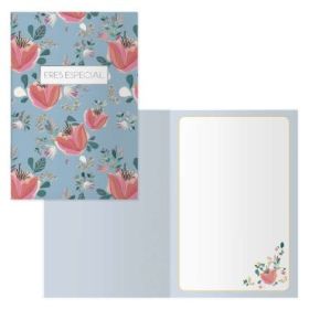 Dohe Tarjeta de Felicitacion de Cumpleaños - 11.5x17cm - Impresion a Todo Color - Estampaciones con Pelicula de Color - Estampacion en Seco - Papel Offset Blanco de 300gr - Incluye Sobre de Color