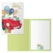 Dohe Tarjeta de Felicitacion de Cumpleaños - 11.5x17cm - Impresion a Todo Color - Estampaciones con Pelicula de Color - Estampacion en Seco - Papel Offset Blanco de 300gr - Incluye Sobre de Color