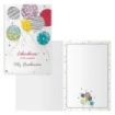 Dohe Tarjeta de Felicitacion de graduacion - 11.5x17cm - Impresion a Todo Color - Estampaciones con Pelicula de Color - Estampacion en Seco - Papel Offset Blanco de 300gr - Incluye Sobre de Color