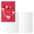 Dohe Tarjeta de Felicitacion de San Valentin - 11.5x17cm - Impresas a Todo Color - Estampaciones con Pelicula de Color - Estampacion en Seco - Papel Offset Blanco de 300gr - Incluye Sobre de Color