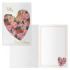Dohe Tarjeta de Felicitacion de San Valentin - 11.5x17cm - Impresas a Todo Color - Estampaciones con Pelicula de Color - Estampacion en Seco - Papel Offset Blanco de 300gr - Incluye Sobre de Color