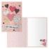 Dohe Tarjeta de Felicitacion de San Valentin - 11.5x17cm - Impresas a Todo Color - Estampaciones con Pelicula de Color - Estampacion en Seco - Papel Offset Blanco de 300gr - Incluye Sobre de Color