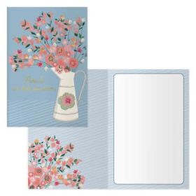 Dohe Tarjeta de Felicitacion de San Valentin - 11.5x17cm - Impresas a Todo Color - Estampaciones con Pelicula de Color - Estampacion en Seco - Papel Offset Blanco de 300gr - Incluye Sobre de Color