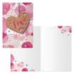 Dohe Tarjeta de Felicitacion de San Valentin - 11.5x17cm - Impresas a Todo Color - Estampaciones con Pelicula de Color - Estampacion en Seco - Papel Offset Blanco de 300gr - Incluye Sobre de Color