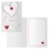 Dohe Tarjeta de Felicitacion de San Valentin - 11.5x17cm - Impresion a Todo Color - Estampaciones con Pelicula de Color - Estampacion en Seco - Papel Offset Blanco de 300gr - Incluye Sobre de Color
