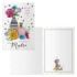 Dohe Tarjeta de Felicitacion Dia de la Madre - 11.5x17cm - Impresas a Todo Color - Estampaciones con Pelicula de Color - Estampacion en Seco - Papel Offset Blanco de 300gr - Incluye Sobre de Color