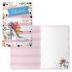 Dohe Tarjeta de Felicitacion Dia de la Madre - 11.5x17cm - Impresas a Todo Color - Estampaciones con Pelicula de Color - Estampacion en Seco - Papel Offset Blanco de 300gr - Incluye Sobre de Color