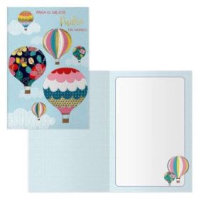 Dohe Tarjeta de Felicitacion Dia del Padre - 11.5x17cm - Impresion a Todo Color - Estampaciones con Pelicula de Color - Papel Offset Blanco de 300gr - Incluye Sobre de Color