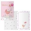 Dohe Tarjeta de Felicitacion para Nacimientos - 11.5x17cm - Impresas a Todo Color - Estampaciones con Pelicula de Color - Estampacion en Seco - Papel Offset Blanco de 300gr - Incluye Sobre de Color
