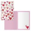 Dohe Tarjeta de Felicitacion para Parejas - 11.5x17cm - Impresas a Todo Color - Estampaciones con Pelicula de Color - Estampacion en Seco - Papel Offset Blanco de 300gr - Incluye Sobre de Color
