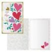 Dohe Tarjeta de Felicitacion para Parejas - 11.5x17cm - Impresion a Todo Color - Estampaciones con Pelicula de Color - Estampacion en Seco - Papel Offset Blanco de 300gr - Incluye Sobre de Color
