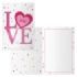 Dohe Tarjeta de Felicitacion San Valentin - 11.5x17cm - Impresion a Todo Color - Estampaciones con Pelicula de Color - Estampacion en Seco - Papel Offset Blanco de 300gr - Incluye Sobre de Color