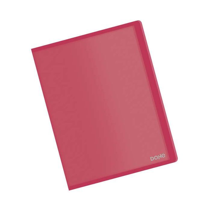 Dohe Carpetas con Fundas Din A4 - Tapa Flexible de Polipropileno - Fundas Transparentes Soldadas - Organiza Tus Documentos con Estilo