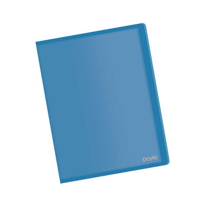 Dohe Carpetas con Fundas Din A4 - Tapa Flexible de Polipropileno - Fundas Transparentes Soldadas - Organizacion y Proteccion Perfecta