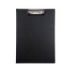Dohe Carpeta A4 con Pinza de Presion - Tapa de Carton Forrado PVC Opaco - Bolsillo Interior - Color Negro