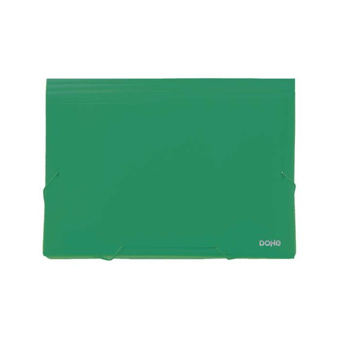 Dohe Clasificadores Acordeon de 13 Departamentos - Tamaño Din A4 - Fabricados en Polipropileno Opaco de 700 Micras - con Cierre de Gomas