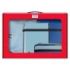 Dohe Pack Mochila, Carpeta y Portatodo Duo - Maletin Regalo 365x515x105mm - Carpeta A4 Recambio - Mochila 3 Compartimentos Grande - Portatodo Triple