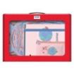 Dohe Pack Mochila, Carpeta y Portatodo Pink Panther - Maletin Regalo 365x515x105mm - Carpeta A4 Recambio - Mochila 3 Compartimentos Grande - Portatodo Triple