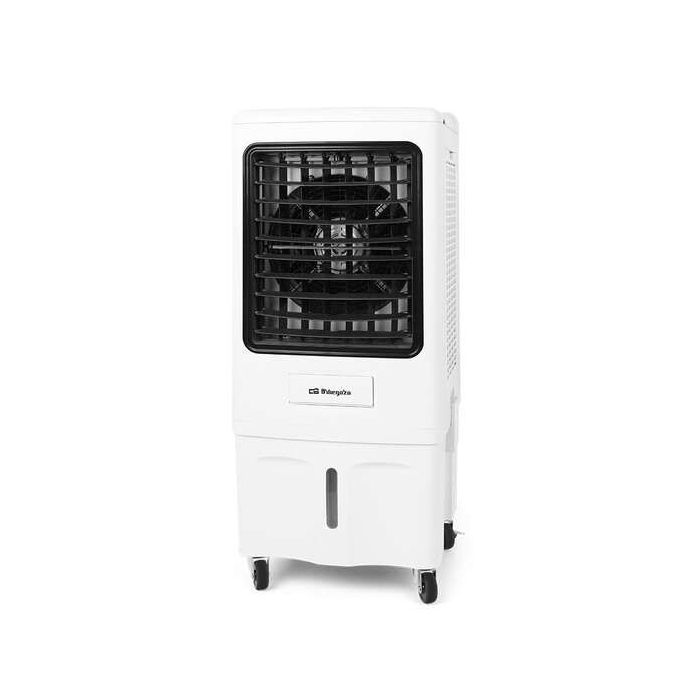 Orbegozo AIR 80 Climatizador 3 en 1 - Purifica, Humidifica y Refresca - Deposito de Agua de 25L - Panel Tactil - Temporizador - Silencioso - Facil Manejo - Mando a Distancia - Ruedas Pivotantes