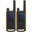 Motorola TLKR T82 Extreme Pack 2 Walkie Talkies - 16 Canales PMR446 y 121 Codigos - Alcance de hasta 10km en Campo Abierto - Autonomia hasta 18h - Color Negro/Amarillo