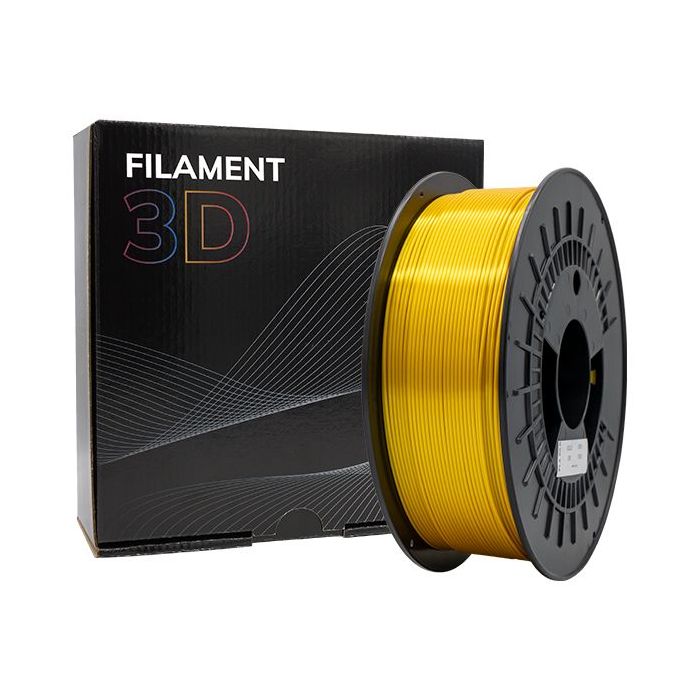 Filamento 3D PLA SILK - Diametro 1.75mm - Bobina 1kg - Color Oro