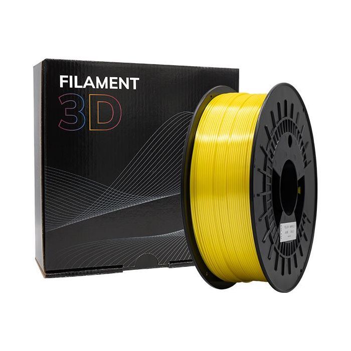 Filamento 3D PLA SILK - Diametro 1.75mm - Bobina 1kg - Color Amarillo