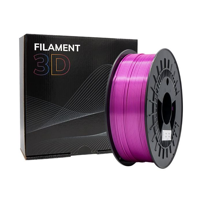 Filamento 3D PLA SILK - Diametro 1.75mm - Bobina 1kg - Color Rosa