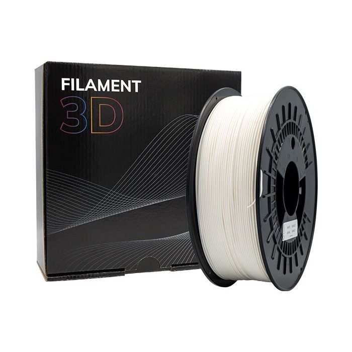 Filamento 3D PLA TOUGH - Diametro 1.75mm - Bobina 1kg - Color Blanco