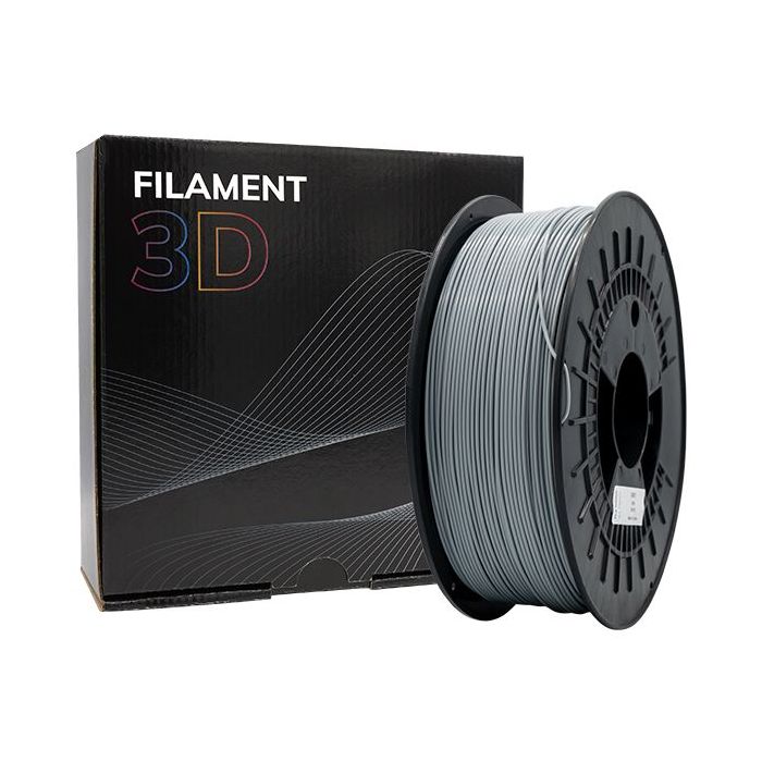 Filamento 3D PLA TOUGH - Diametro 1.75mm - Bobina 1kg - Color Gris