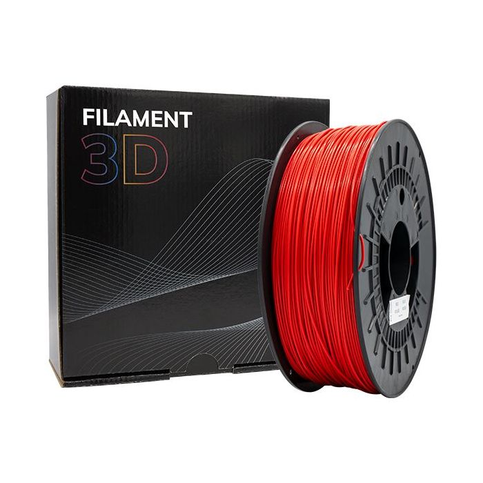 Filamento 3D PLA TOUGH - Diametro 1.75mm - Bobina 1kg - Color Rojo